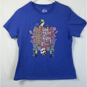 The Price Is Right Live Stage Show Official Graphic Blue T-Shirt Mens Size Large